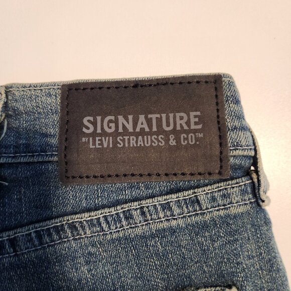 Signature Levi Strauss S61 Relaxed Fit Jeans Stretch Blue Mens 38x32 NEW NWT - Picture 8 of 16